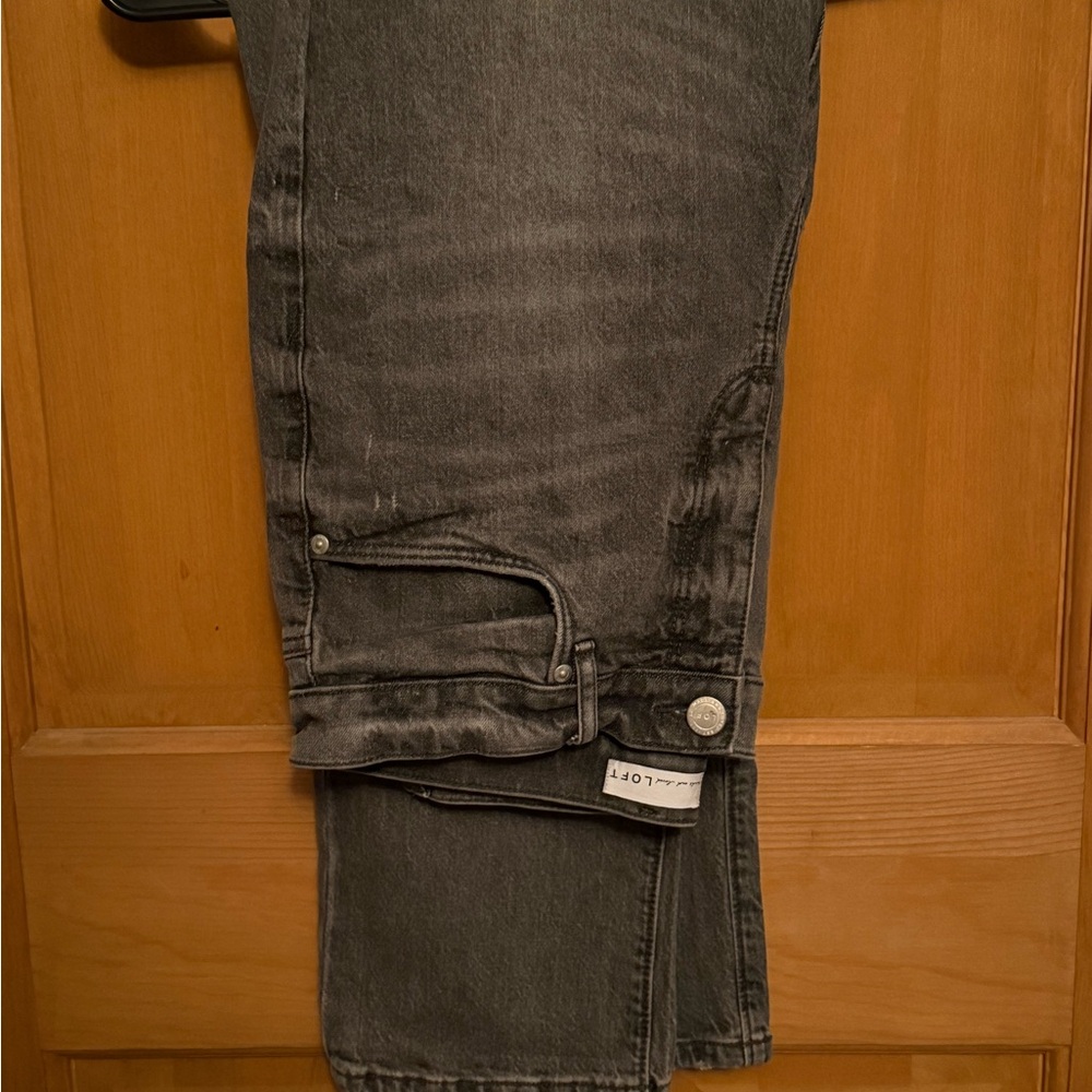 LOFT Charcoal Denim Jeans